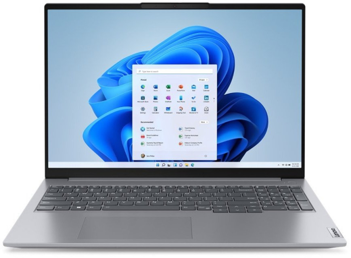 Laptop Lenovo ThinkBook 16 G6 IRL, 16" WUXGA, Intel® Core™ i5 13500H pana la 4.7 GHz, 32 GB RAM DDR5, 1 TB SSD, Intel Iris Xᵉ Graphics, Free Dos, Arctic Grey [1]