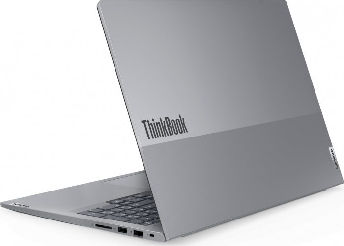 Laptop Lenovo ThinkBook 16 G7 ARP, 16" WUXGA, AMD Ryzen™ 5 7535HS pana la 4.55 GHz, 16 GB RAM DDR5 4800, 512 GB SSD, AMD Radeon 660M. Windows 11 Home, Arctic Grey [7]