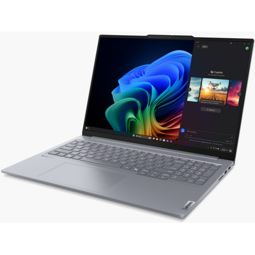 Laptop Lenovo ThinkBook 16 G7 QOY, 16" WUXGA, Qualcomm Snapdragon X Plus X1P-42-100 pana la 3.4 GHz, 32 GB RAM LPDDR5x 8448, 512 GB SSD, Qualcomm Adreno GPU, Windows 11 Pro, Luna Grey [2]