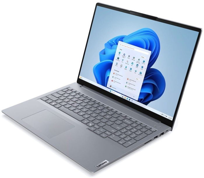 Laptop Lenovo ThinkBook 16 G8 IAL, 16" WUXGA, Intel® Core™ Ultra 5 225U pana la 4.8 GHz, 16 GB RAM DDR5 5600, 512 GB SSD, Intel® Graphics, Windows 11 Pro, Arctic Grey [3]