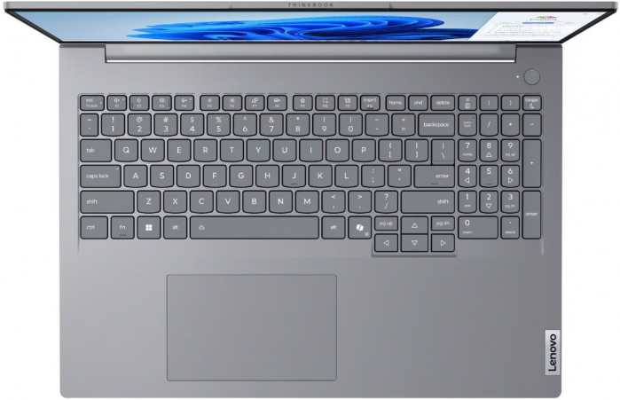 Laptop Lenovo ThinkBook 16 G8 IAL, 16" WUXGA, Intel® Core™ Ultra 7 255H pana la 5.1 GHz, 16 GB RAM DDR5 5600, 1 TB SSD, Intel Arc Graphics, Windows 11 Pro, Arctic Grey [4]