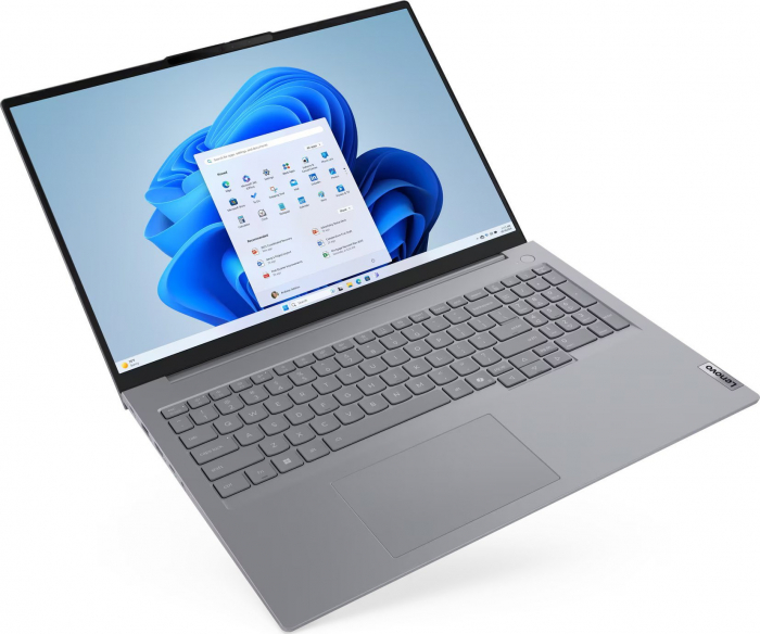 Laptop Lenovo ThinkBook 16 G8 IAL, 16" WUXGA, Intel® Core™ Ultra 7 255H pana la 5.1 GHz, 16 GB RAM DDR5 5600, 512 GB SSD, Intel Arc Graphics, Windows 11 Pro, Arctic Grey [2]