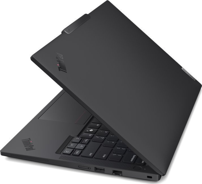 Laptop Lenovo ThinkPad T14 G5, 14" WUXGA, Intel® Core™ Ultra 7 155U pana la 4.8 GHz, 16 GB RAM DDR5 5600, 512 GB SSD, Intel Graphics, Windows 11 Pro, Black [5]