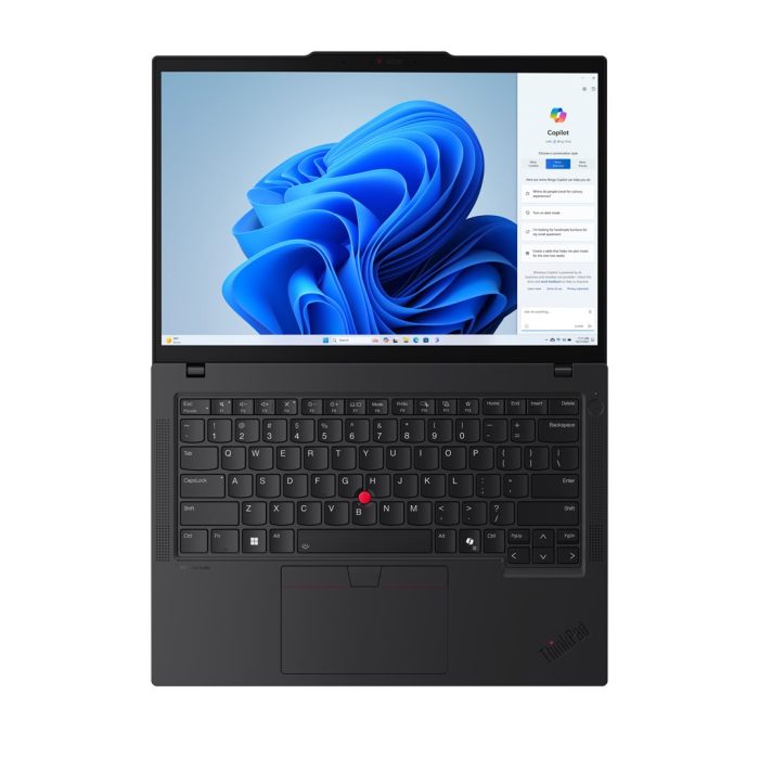 Laptop Lenovo ThinkPad T14 G5, 14" WUXGA Touchscreen, Intel® Core™ Ultra 7 155U pana la 4.8 GHz, 16 GB RAM DDR5 5600, 1 TB SSD, Intel Graphics, Windows 11 Pro, Black [6]