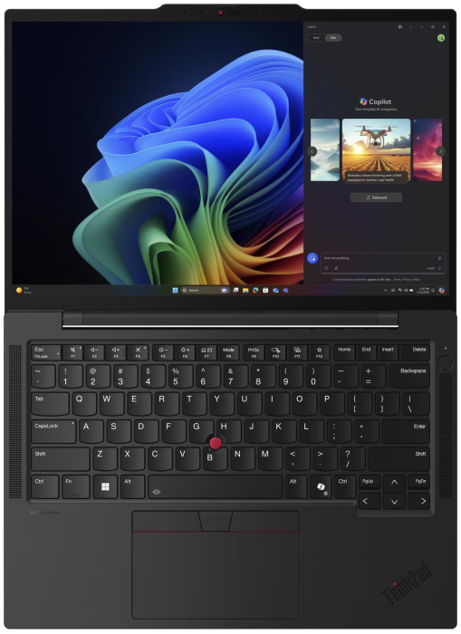 Laptop Lenovo ThinkPad T14s G6, 14" WUXGA Touchscreen, Intel® Core™ Ultra 7 258V pana la 4.8 GHz, 32 GB RAM LPDDR5x 8533, 1 TB SSD, Intel Arc Graphics, Windows 11 Pro, Black [6]