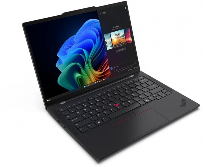 Laptop Lenovo ThinkPad T14s G6, 14" WUXGA Touchscreen, Qualcomm Snapdragon X Elite X1E-78-100 pana la 3.4 GHz, 32 GB RAM LPDDR5x 8448, 1 TB SSD, Qualcomm Adreno GPU, Windows 11 Pro, Black [2]