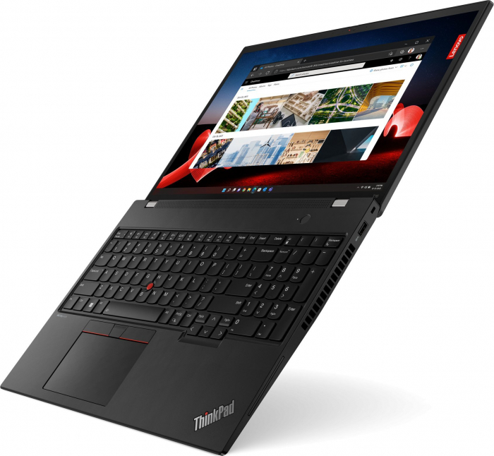 Laptop Lenovo ThinkPad T16 G2, 16" WUXGA, AMD Ryzen™ 5 PRO 7540U pana la 4.9 GHz, 16 GB RAM LPDDR5x 6400, 512 GB SSD, AMD Radeon 740M, Windows 11 Pro, Thunder Black [3]