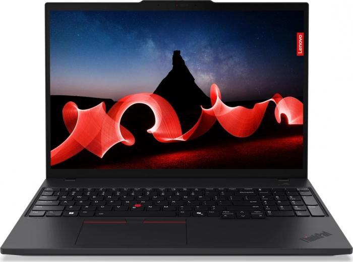 Laptop Lenovo ThinkPad T16 G3, 16" WUXGA, Intel® Core™ Ultra 5 125U pana la 4.3 GHz, 16 GB RAM DDR5 5600, 512 GB SSD, Intel Graphics, Windows 11 Pro, Black [1]