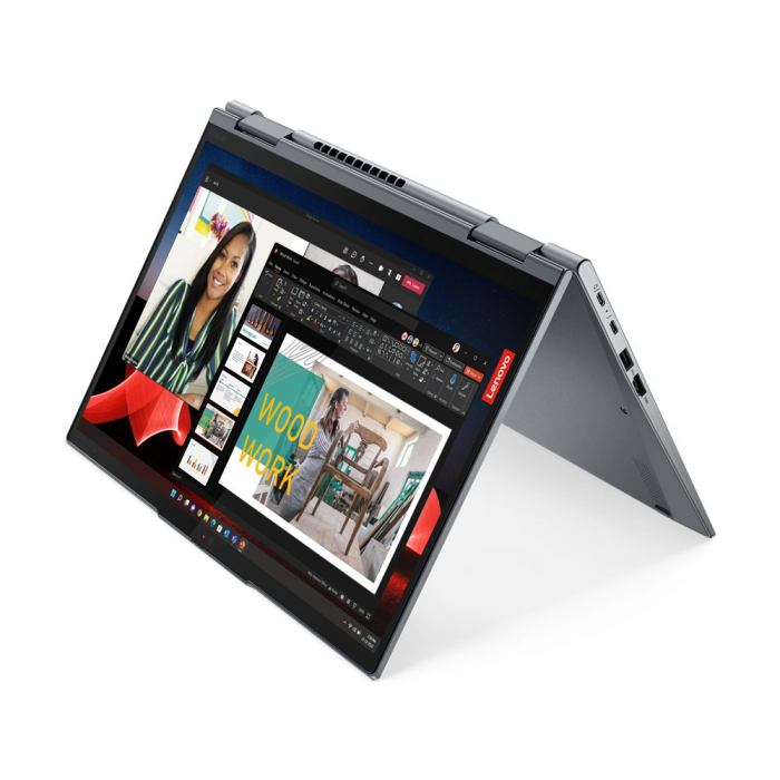 Laptop Lenovo ThinkPad X1 Hybrid (2-in-1), 14" WUXGA Touchscreen, Intel® Core™ i7 1365U pana la 5.2 GHz, 32 GB RAM LPDDR5, 512 GB SSD, Intel Iris Xᵉ Graphics, Windows 11 Pro, Storm Grey [3]