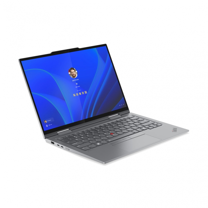 Laptop Lenovo ThinkPad X1 Hybrid (2-in-1), 14" WUXGA Touchscreen, Intel® Core™ Ultra 7 155U pana la 4.8 GHz, 16 GB RAM LPDDR5x 6400, 1 TB SSD, Intel Graphics, Windows 11 Pro, Grey [5]