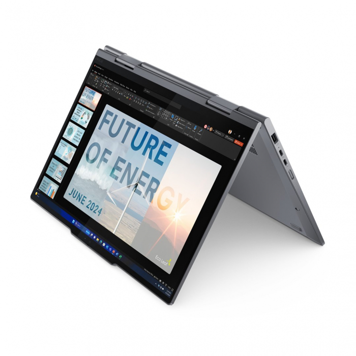 Laptop Lenovo ThinkPad X1 Hybrid (2-in-1), 14" WUXGA Touchscreen, Intel® Core™ Ultra 7 155U pana la 4.8 GHz, 16 GB RAM LPDDR5x 6400, 1 TB SSD, Intel Graphics, Windows 11 Pro, Grey [6]