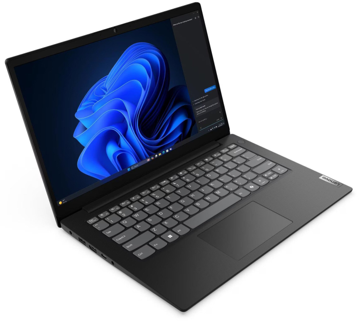 Laptop Lenovo V14 G5 IRL, 14" Full HD, Intel® Core™ 5 13420H pana la 4.6 GHz, 16 GB RAM DDR5 5200, 512 GB SSD, Intel® UHD Graphics, Free Dos, Black [2]