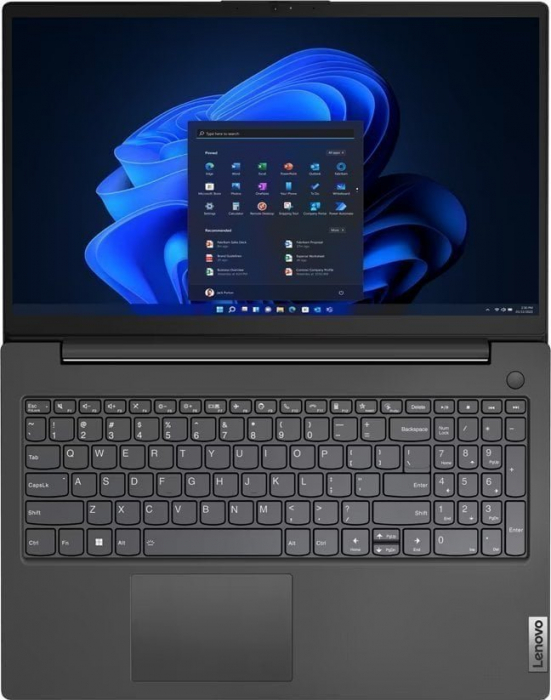 Laptop Lenovo V15, 15.6" Full HD, Intel® Core™ i7 1355U pana la 5 GHz, 16 GB RAM DDR4 3200, 512 GB SSD, Intel Iris Xᵉ Graphics, Windows 11 Pro, Business Black [4]