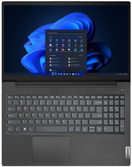 Laptop Lenovo V15 G4, 15.6" Full HD, AMD Ryzen™ 5 7520U pana la 4.3 GHz, 16 GB RAM LPDDR5 4800, 512 GB SSD, AMD Radeon, Windows 11 Home, Business Black [4]