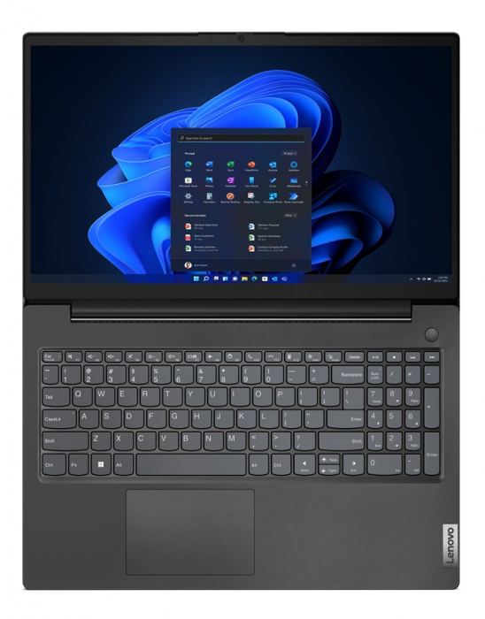 Laptop Lenovo V15 G4 AMN, 15.6" Full HD, AMD Ryzen™ 3 7320U pana la 4.1 GHz, 8 GB RAM LPDDR5 5500, 256 GB SSD, AMD Radeon 610M, Free Dos, Business Black [3]