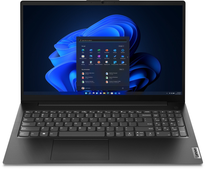 Laptop Lenovo V15 G4 AMN, 15.6" Full HD, AMD Ryzen™ 3 7320U pana la 4.1 GHz, 8 GB RAM LPDDR5 5500, 512 GB SSD, AMD Radeon 610M, Free Dos, Business Black [1]