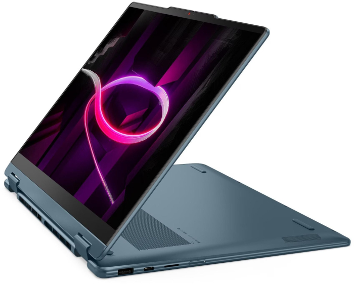 Laptop Lenovo Yoga 7 G11, 14" WUXGA Touchscreen, AMD Ryzen™ AI 5 435 pana la 4.5 GHz, 16 GB RAM LPDDR5x 8000, 512 GB SSD, AMD Radeon. Windows 11 Home, Tital Teal [8]
