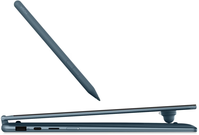 Laptop Lenovo Yoga 7 G11, 14" WUXGA Touchscreen, AMD Ryzen™ AI 5 435 pana la 4.5 GHz, 16 GB RAM LPDDR5x 8000, 512 GB SSD, AMD Radeon. Windows 11 Home, Tital Teal [10]