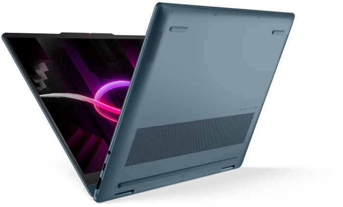 Laptop Lenovo Yoga 7 G11, 14" WUXGA Touchscreen, AMD Ryzen™ AI 5 435 pana la 4.5 GHz, 16 GB RAM LPDDR5x 8000, 512 GB SSD, AMD Radeon. Windows 11 Home, Tital Teal [2]