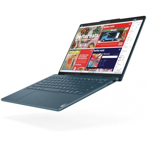 Laptop Lenovo Yoga 7 Hybrid (2-in-1), 14" 2.8K Touchscreen, Intel® Core™ Ultra 5 125H pana la 4.5 GHz, 16 GB RAM LPDDR5x 7467, 1 TB SSD, Intel® Arc Graphics, Windows 11 Home, Tidal Teal [6]