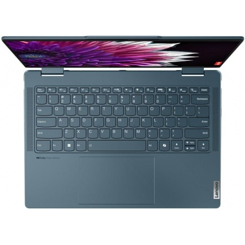Laptop Lenovo Yoga 7 Hybrid (2-in-1), 14" 2.8K Touchscreen, Intel® Core™ Ultra 5 125H pana la 4.5 GHz, 16 GB RAM LPDDR5x 7467, 1 TB SSD, Intel® Arc Graphics, Windows 11 Home, Tidal Teal [8]