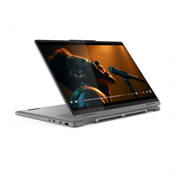 Laptop Lenovo Yoga 7 Hybrid (2-in-1), 14" WUXGA Touchscreen, AMD Ryzen™ 5 8640HS pana la 4.9 GHz, 16 GB RAM LPDDR5x 6400, 1 TB SSD, AMD Radeon 760M, Windows 11 Home, Arctic Grey [2]