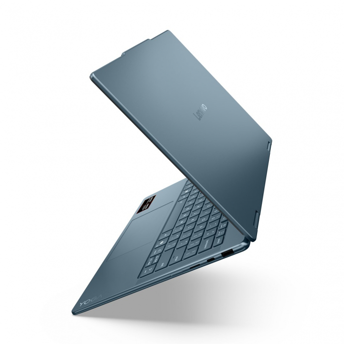 Laptop Lenovo Yoga 7 Hybrid (2-in-1), 14" WUXGA Touchscreen, AMD Ryzen™ AI 5 340 pana la 4.8 GHz, 16 GB RAM LPDDR5x, 512 GB SSD, AMD Radeon 840M, Windows 11 Home, Tidal Teal [10]