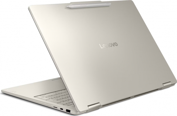 Laptop Lenovo Yoga 7 Hybrid (2-in-1), 16" 2.8K Touchscreen, AMD Ryzen™ AI 7 350 pana la 5 GHz, 16 GB RAM LPDDR5x 7500, 512 GB SSD, AMD Radeon 860M, Windows 11 Home, Seashell [10]