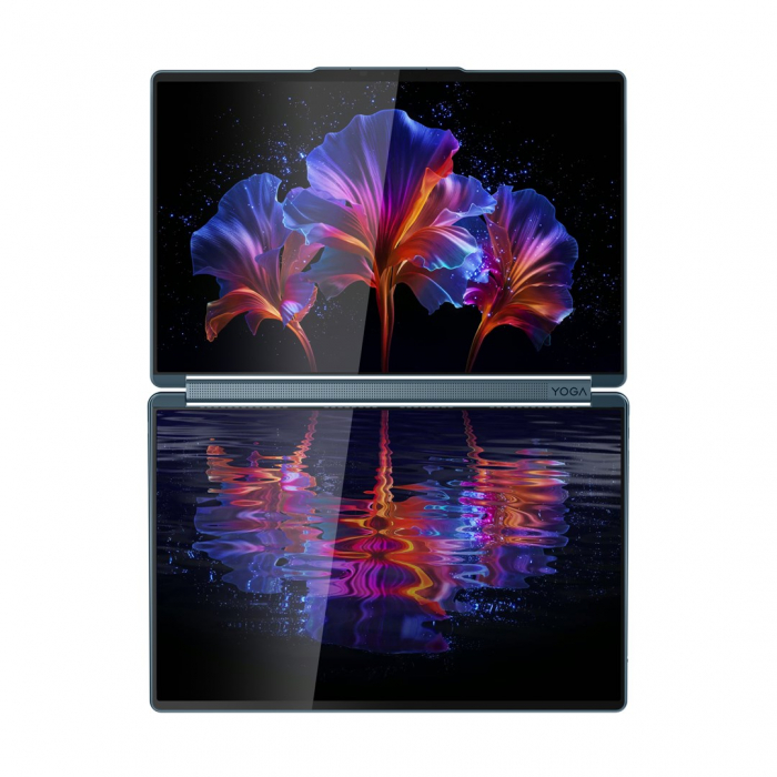 Laptop Lenovo Yoga Book 9, 14" 2.8K Touchscreen, Intel Core Ultra 7 255H pana la 5.1 GHz, 32 GB RAM LPDDR5x 8400, 1 TB SSD, Intel Arc 140T, Windows 11 Pro, Tidal Teal [5]