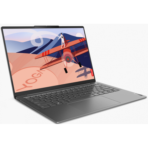 Laptop Lenovo Yoga Slim 6, 14" WUXGA, Intel® Core™ i5 13500H pana la 4.7 GHz, 16 GB RAM LPDDR5x 5200, 512 GB SSD, Intel Iris Xᵉ Graphics, Windows 11 Home, Storm Grey [7]