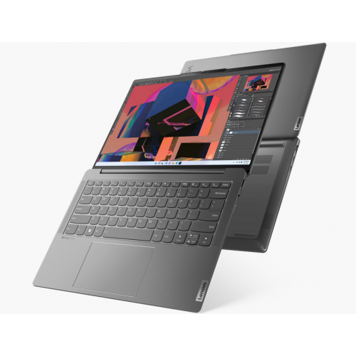 Laptop Lenovo Yoga Slim 6, 14" WUXGA, Intel® Core™ i5 13500H pana la 4.7 GHz, 16 GB RAM LPDDR5x 5200, 512 GB SSD, Intel Iris Xᵉ Graphics, Windows 11 Home, Storm Grey [2]