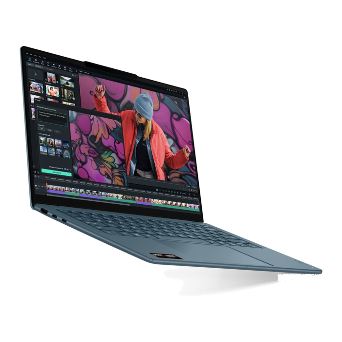 Laptop Lenovo Yoga Slim 7, 14" WUXGA, AMD Ryzen™ AI 5 340 pana la 4.8 GHz, 16 GB RAM LPDDR5, 512 GB SSD, AMD Radeon, Windows 11 Home, Tidal Teal [3]