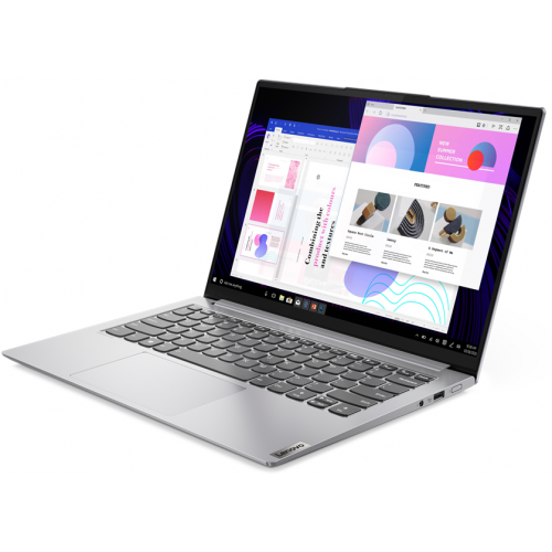 Laptop Lenovo Yoga Slim 7 Pro, 14" 2.2K IPS, i7 11370H pana la 4.8 GHz, 16 GB LPDDR4x, 1 TB SSD, Windows 11 Home, Slate Grey [2]