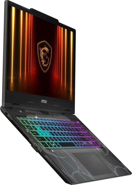Laptop MSI Cyborg 15, 15.6" Full HD, Intel® Core™ 5 210H pana la 4.8 GHz, 16 GB RAM DDR5 5600, 512 GB SSD, NVIDIA® GeForce® RTX 5050 8 GB, Free Dos, Translucent Black [5]