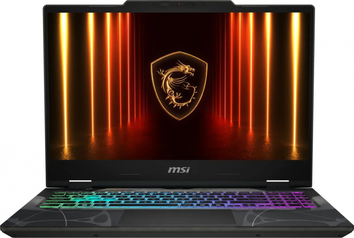 Laptop MSI Cyborg 15, 15.6" Full HD, Intel® Core™ 7 240H pana la 5.2 GHz, 16 GB RAM DDR5 5600, 512 GB SSD, NVIDIA GeForce RTX 5060 8 GB, Free Dos, Black [1]