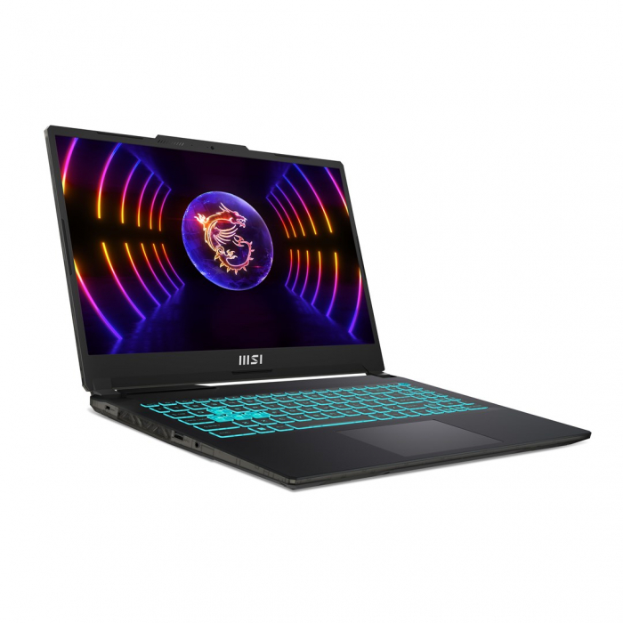 Laptop MSI Cyborg 15, 15.6" Full HD, Intel® Core™ i5 13420H pana la 4.6 GHz, 16 GB RAM DDR5 5200, 512 GB SSD, NVIDIA® GeForce® RTX 4060 8 GB, Free Dos, Translucent Black [2]