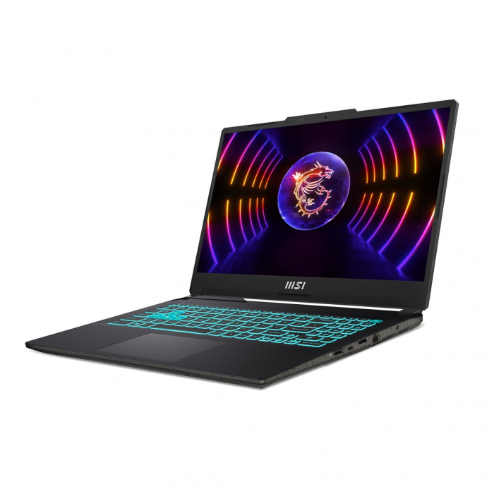 Laptop MSI Cyborg 15, 15.6" Full HD, Intel® Core™ i5 13420H pana la 4.6 GHz, 16 GB RAM DDR5 5200, 512 GB SSD, NVIDIA® GeForce® RTX 4060 8 GB, Free Dos, Translucent Black [3]