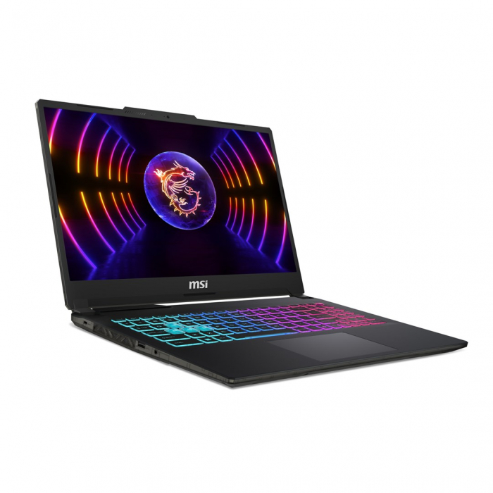 Laptop MSI Cyborg 15 A13, 15.6" Full HD, Intel® Core™ i5 13420H pana la 4.6 GHz, 16 GB RAM DDR5 5200, 512 GB SSD, NVIDIA® GeForce® RTX 4050 6 GB, Free Dos, Translucent Black [3]