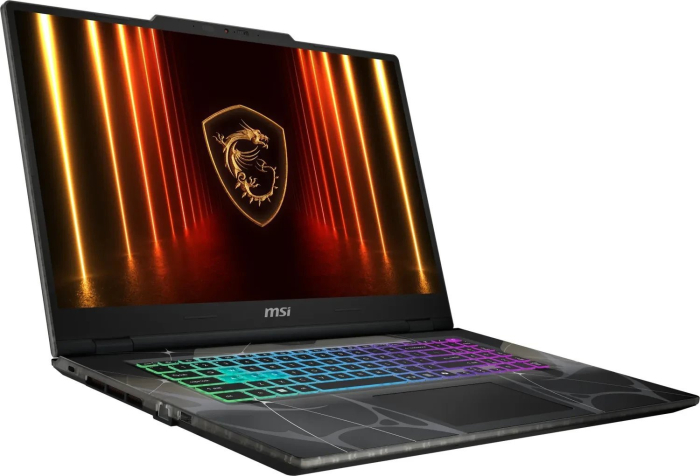 Laptop MSI Cyborg 17, 17.3" Full HD, Intel® Core™ i7 13620H pana la 4.9 GHz, 16 GB RAM DDR5, 1 TB SSD, NVIDIA® GeForce® RTX 5070 8 GB, Free Dos, Translucent Black [2]