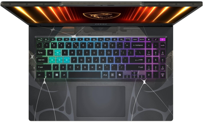Laptop MSI Cyborg A15 AI, 15.6" Full HD, AMD Ryzen™ 7 260 pana la 5.1 GHz, 16 GB RAM DDR5 5600, 512 GB SSD, NVIDIA® GeForce RTX™ 5050 8 GB, Free Dos, Translucent Black [3]