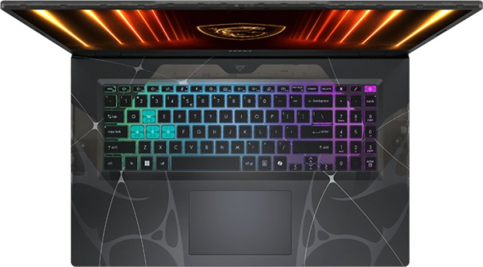 Laptop MSI Cyborg A17 AI, 17.3" Full HD, AMD Ryzen™ 7 260 pana la 5.1 GHz, 16 GB RAM DDR5 5600, 512 GB SSD, NVIDIA® GeForce® RTX 5050 8 GB, Free Dos, Translucent Black [4]