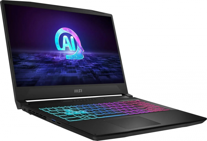 Laptop MSI Katana A15 AI, 15.6" Full HD, AMD Ryzen™ 7 8845HS pana la 5.1 GHz, 16 GB RAM DDR5, 1 TB SSD, NVIDIA® GeForce® RTX 4060 8 GB, Free Dos, Black [2]