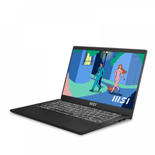 Laptop MSI Modern 14, 14" Full HD, Intel® Core™ i5 1235U pana la 4.4 GHz, 16 GB RAM DDR4 3200, 512 GB SSD, Intel® UHD Graphics. Windows 11 Home, Classic Black [2]