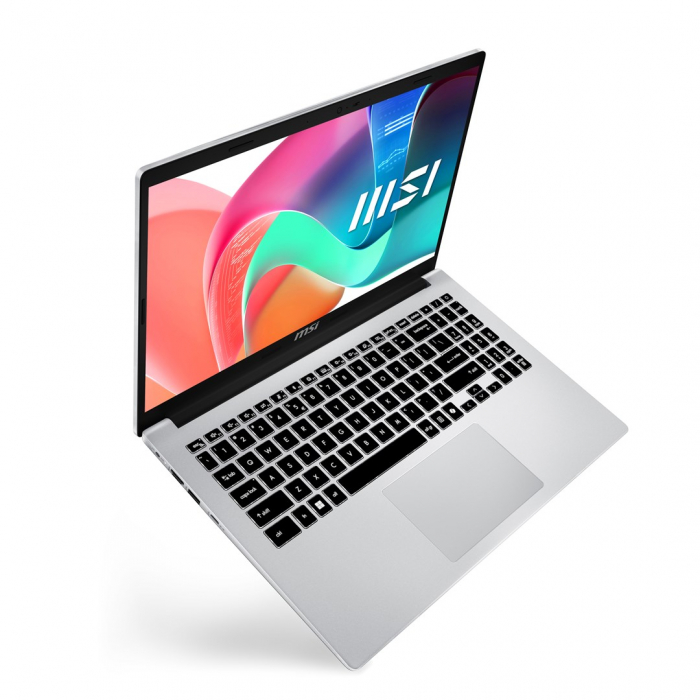 Laptop MSI Modern 15, 15.6" Full HD, Intel® Core™ i7 1355U pana la 5 GHz, 16 GB RAM DDR4 3200, 512 GB SSD, Intel Iris Xᵉ Graphics, Windows 11 Pro, Urban Silver [3]