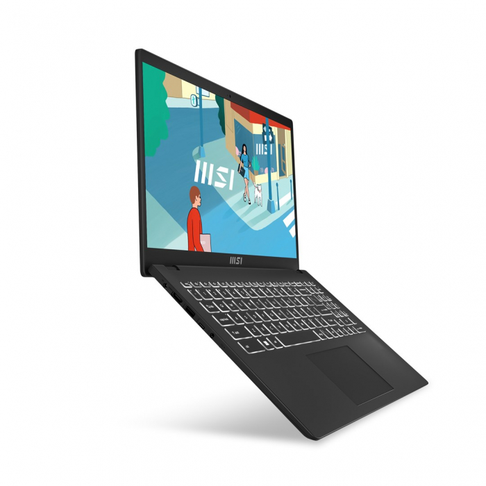 Laptop MSI Modern 15 H, 15.6" Full HD, Intel® Core™ i5 13420H pana la 4.6 GHz, 16 GB RAM DDR4, 512 GB SSD, Intel® UHD Graphics, Windows 11 Home, Black [3]