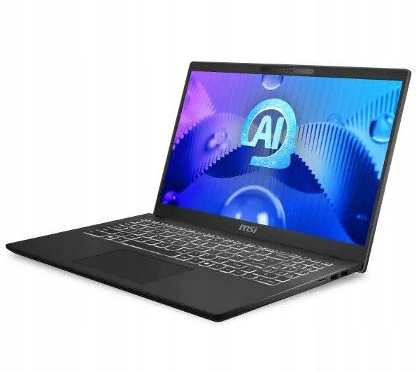 Laptop MSI Modern 15 H AI, 15.6" Full HD, Intel® Core™ Ultra 7 155H pana la 4.8 GHz, 16 GB RAM DDR5 5600, 512 GB SSD, Intel Arc Graphics, Windows 11 Home, Classic Black [3]
