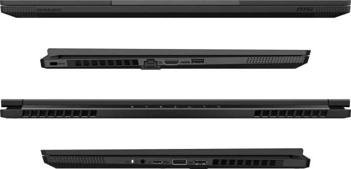 Laptop MSI Stealth A16 AI+, 16" QHD+, AMD Ryzen™ AI 9 HX 370 pana la 5.1 GHz, 32 GB RAM, 2 TB SSD, NVIDIA® GeForce® RTX 5070 Ti 12 GB, Windows 11 Pro, Core Black [5]