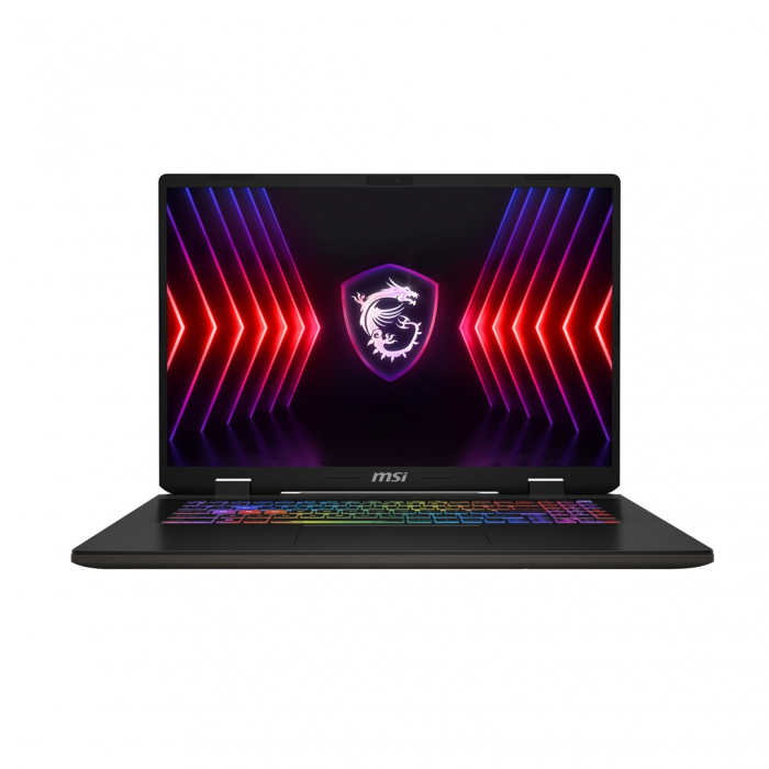 Laptop MSI Sword 17 HX, 17" Full HD+, Intel® Core™ i7 14650HX pana la 5.2 GHz, 16 GB RAM DDR5 5600, 1 TB SSD, NVIDIA® GeForce® RTX 4070 8 GB, Free Dos, Cosmos Gray [1]