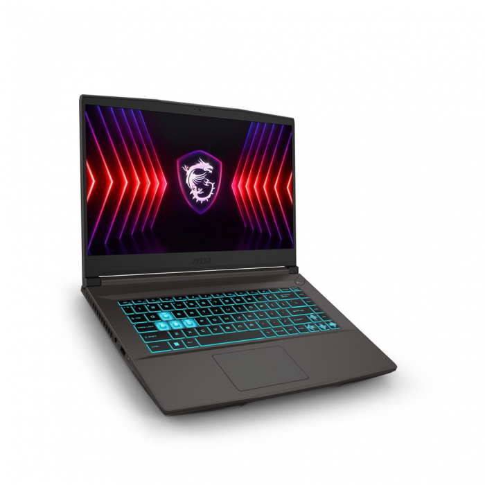 Laptop MSI Thin 15, 15.6" Full HD, Intel® Core™ i5 12450H pana la 4.4 GHz, 16 GB RAM DDR4 3200, 512 GB SSD, NVIDIA® GeForce® RTX 3050 4 GB, Free Dos, Cosmos Grey [3]