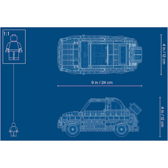 LEGO Creator Expert - Fiat 500 10271, 960 piese pukika [9]